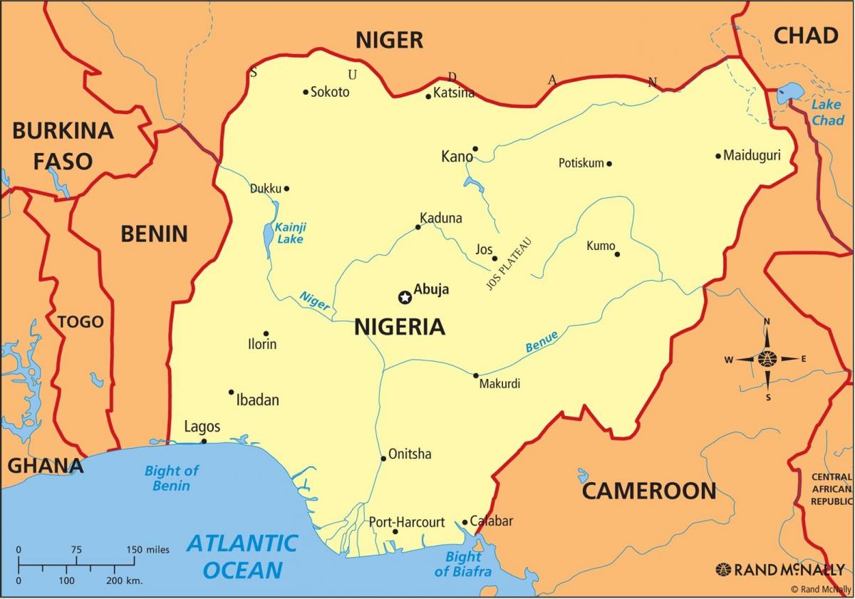 у Нигерији мапи