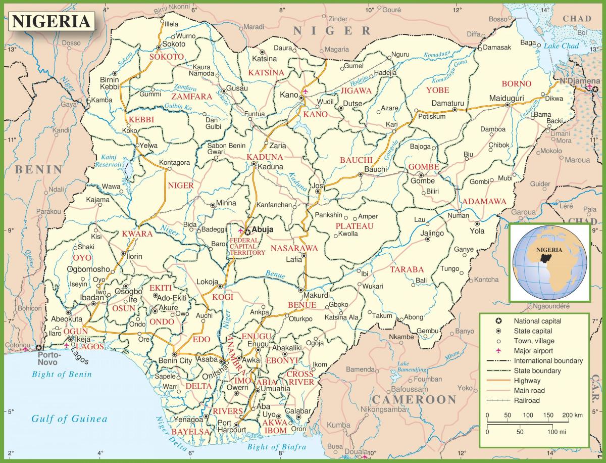 пуна карта Нигерији